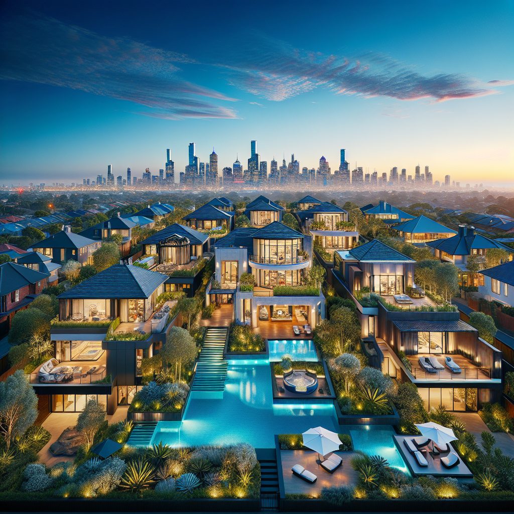 Melbourne Prestige Villas With Infinity Pool Rooftop