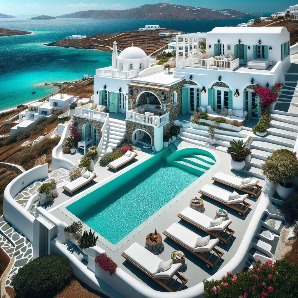 Mykonos Premium Villas With White Style Infinity Pool