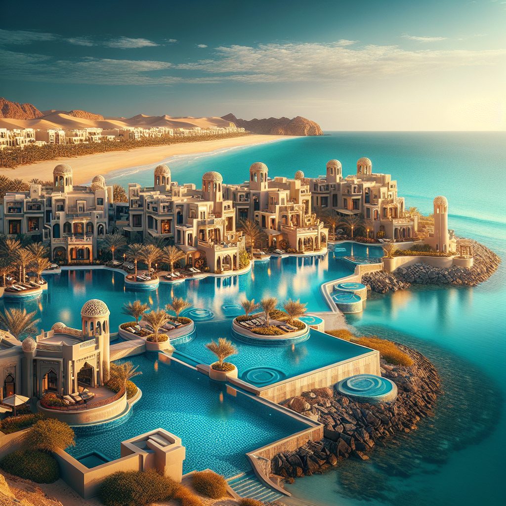 Oman Diamond Coastal Villas With Infinity Pool Escape