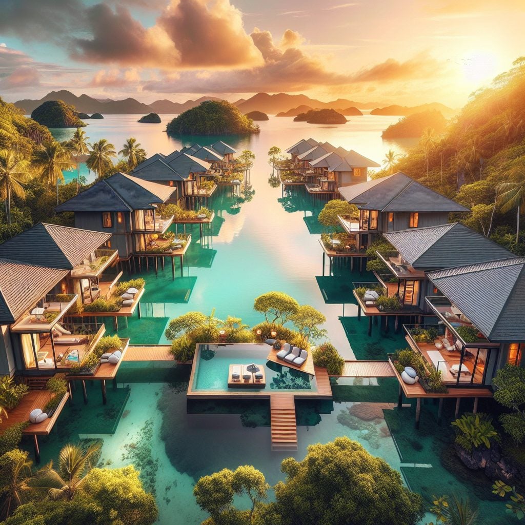 Palawan Elite Villas With Infinity Pool Lagoon