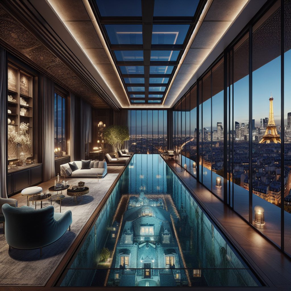 Paris Luxury Signature Suites With Infinity Pool City Panorama
