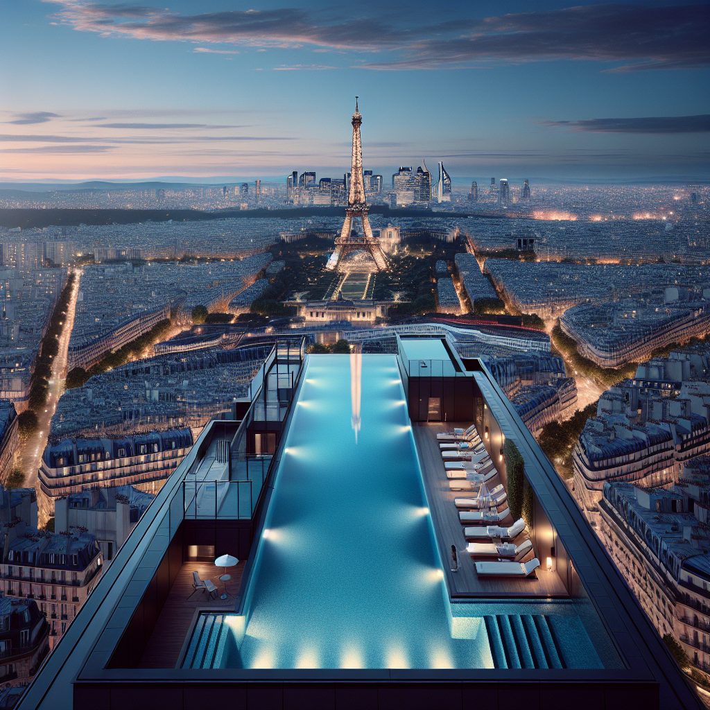 Paris Rooftop Luxury Suites With Eiffel Tower Infinity View