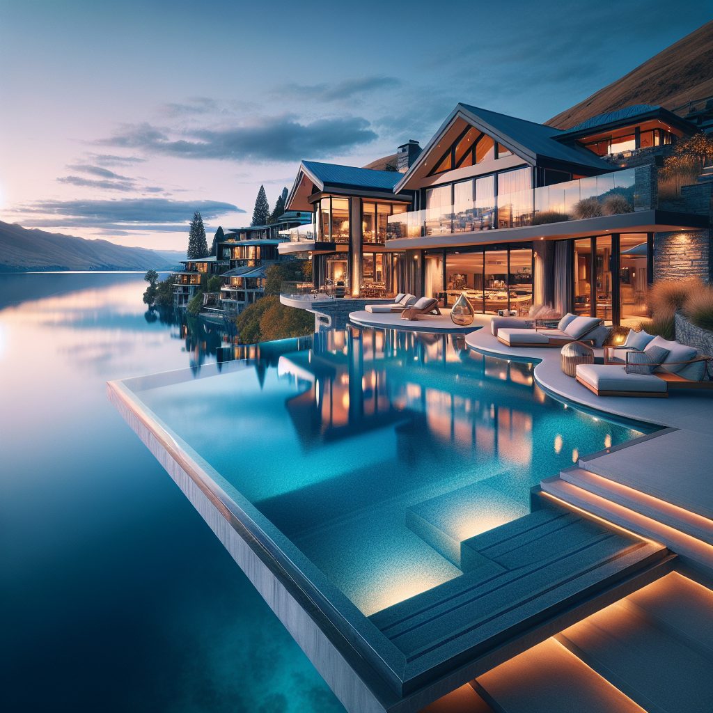 Queenstown Elite Villas With Infinity Pool Lake