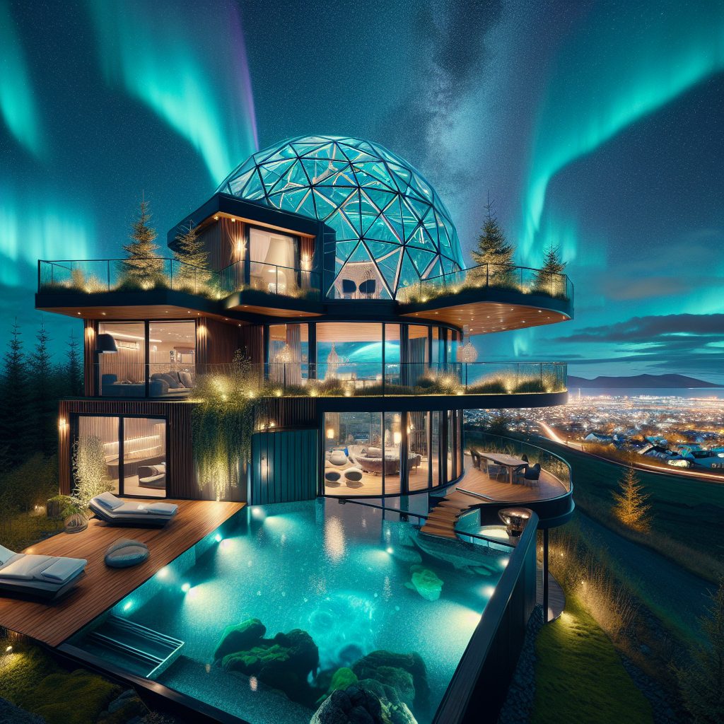 Reykjavik Aurora Elite Villas With Infinity Pool Dome