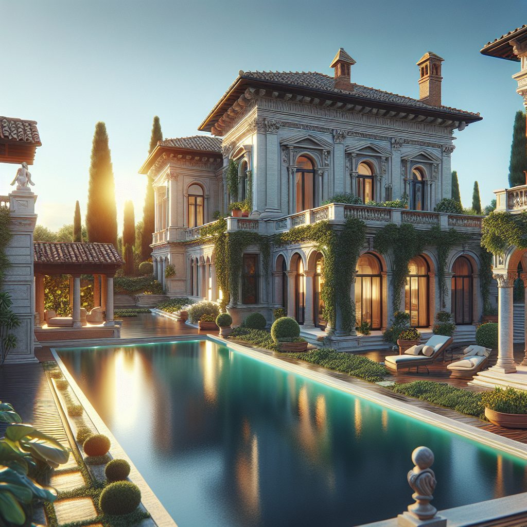Rome Prestige Historic Villas With Infinity Pool Rooftop