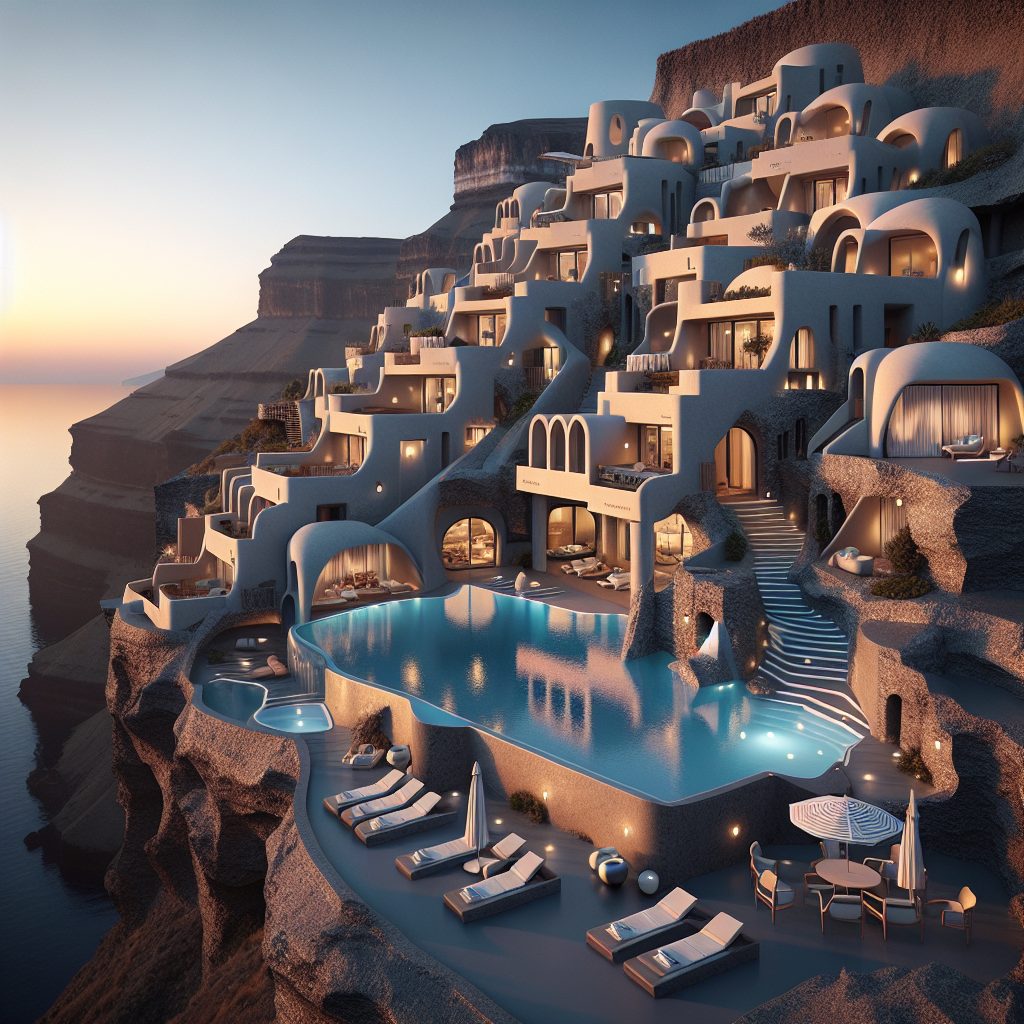 Santorini Platinum Cave Villas With Infinity Pool Sunset Deck