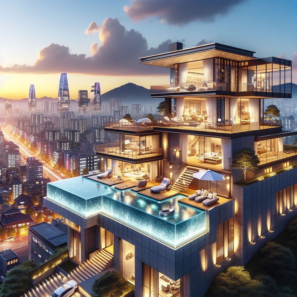 Seoul Royal Smart Villas With Infinity Pool Living
