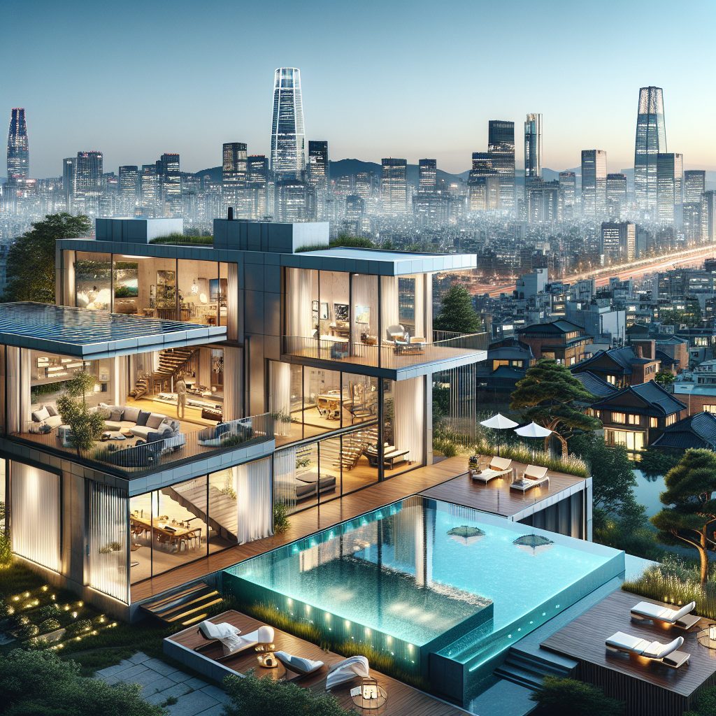 Seoul Signature Smart Villas With Infinity Pool Living