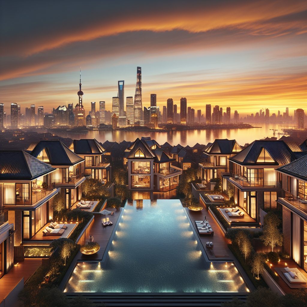 Shanghai Grand Signature Villas With Infinity Pool Skyline