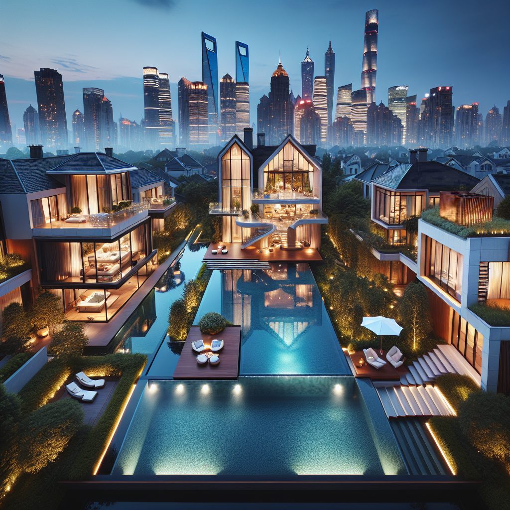 Shanghai Signature Villas With Infinity Pool Skyline