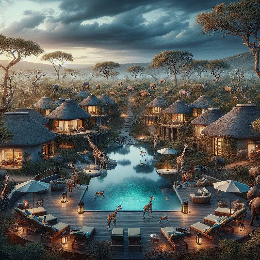 South Africa Prestige Safari Villas With Infinity Pool Wildlife