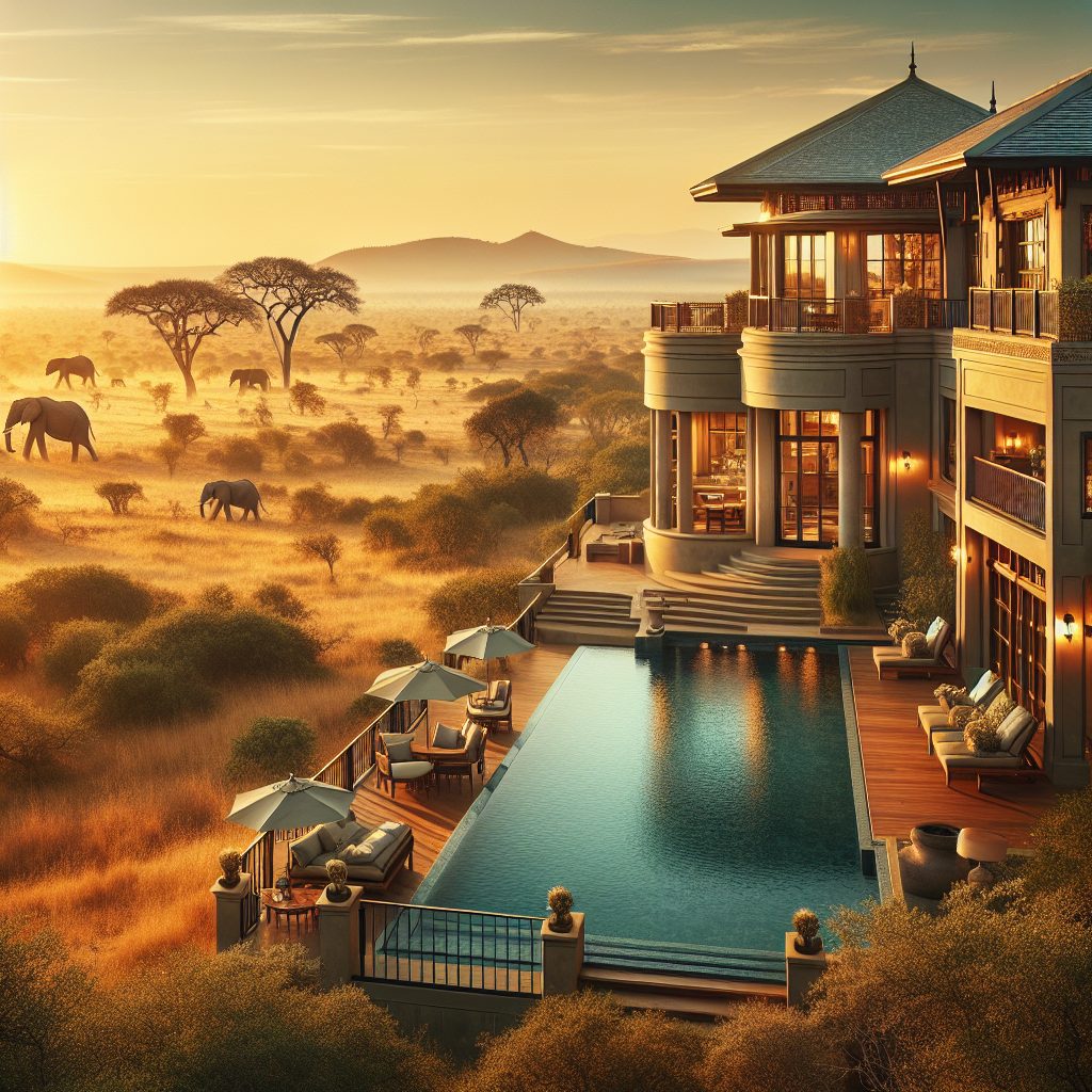 South Africa Royal Safari Villas With Infinity Pool Wildlife
