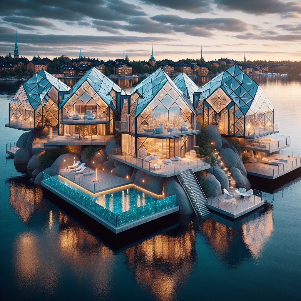 Stockholm Diamond Waterfront Villas With Infinity Pool Views