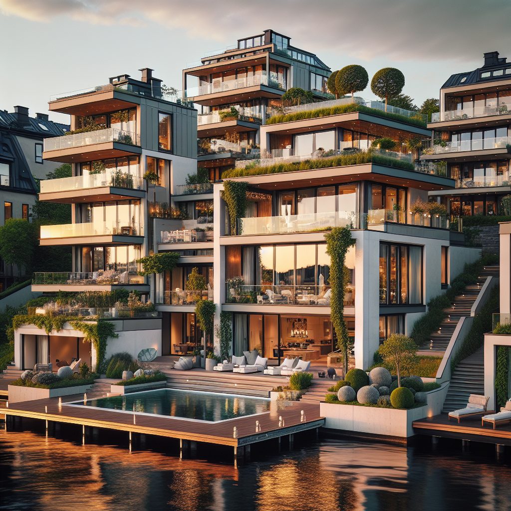 Stockholm Waterfront Elite Villas With Infinity Pool Views