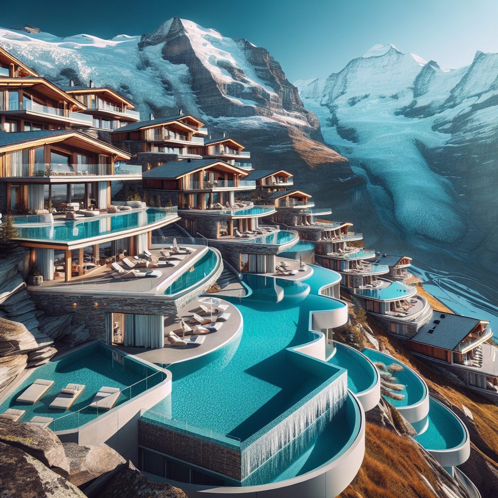 Switzerland Signature Glacier Villas With Infinity Pool Alpine Views
