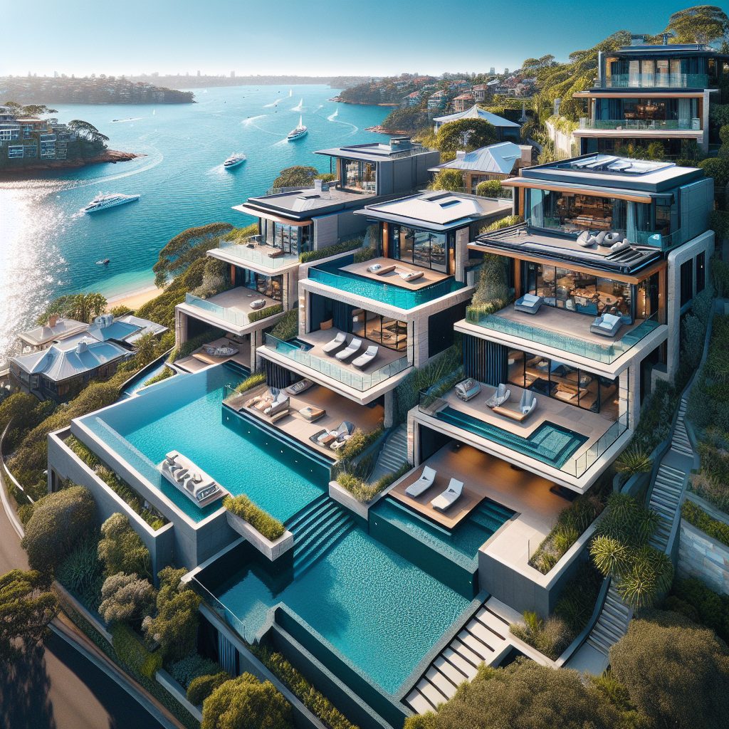 Sydney Prestige Harbour Villas With Infinity Pool Waterfront