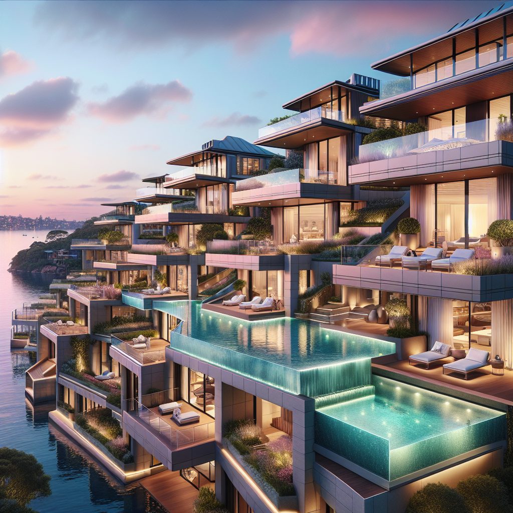 Sydney Signature Harbour Villas With Infinity Pool Waterfront