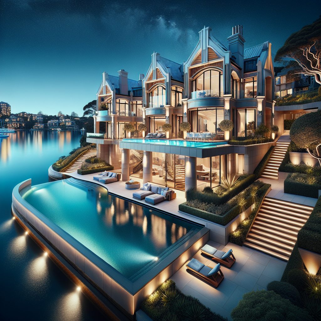 Sydney Signature Harbour Villas With Infinity Pool Waterfront