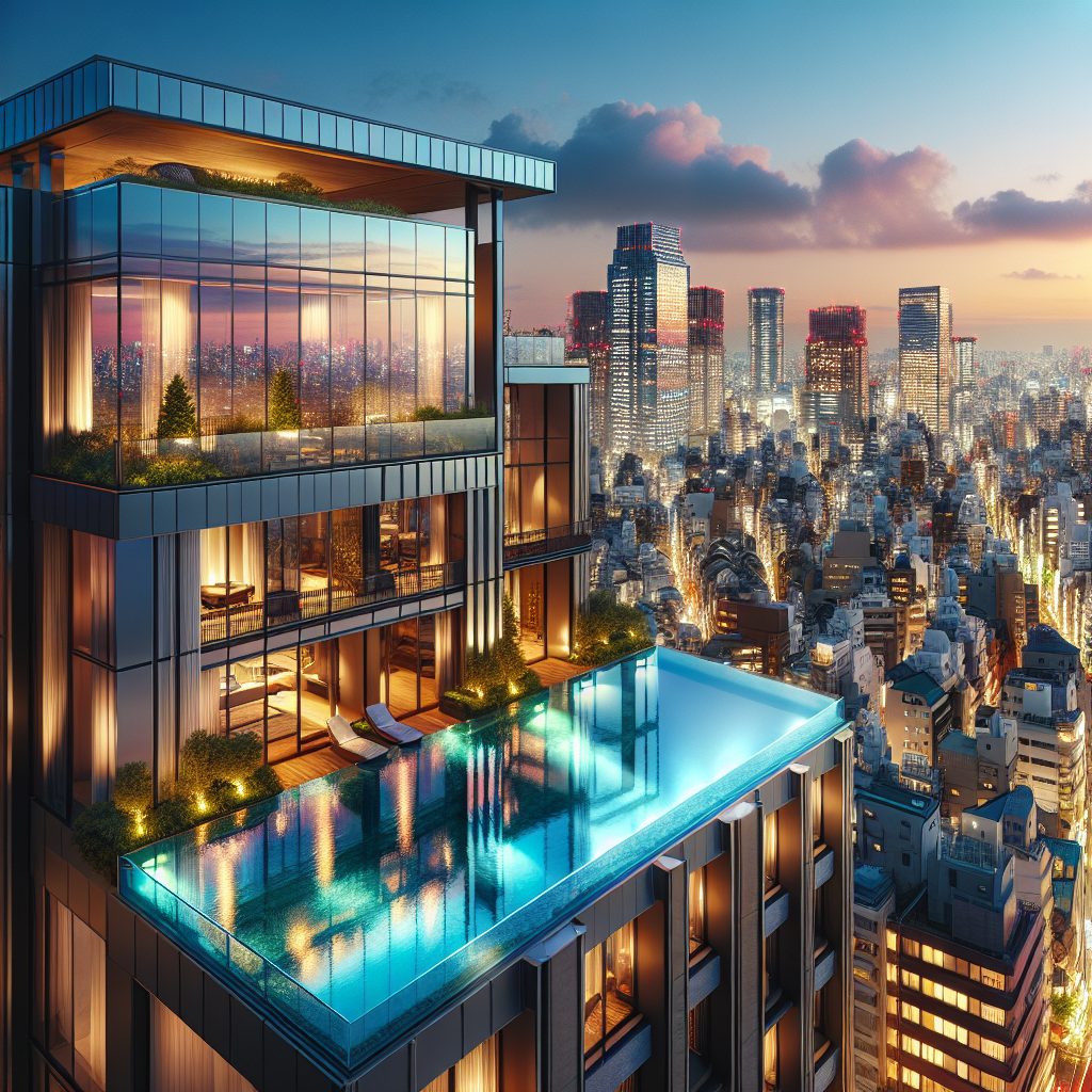 Tokyo Modern Sky Suites With Infinity Pool Skyline Views