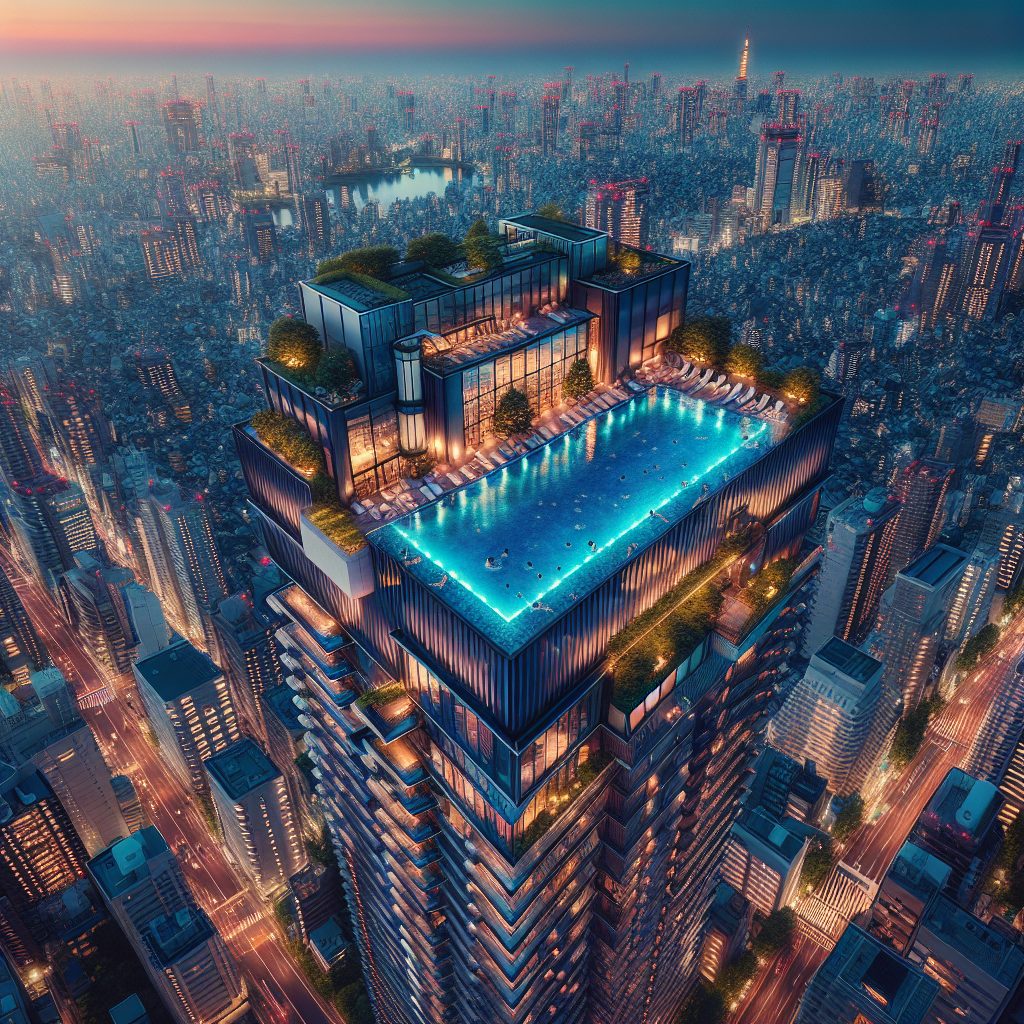 Tokyo Royal Sky Residences With Infinity Pool Cityscape Views