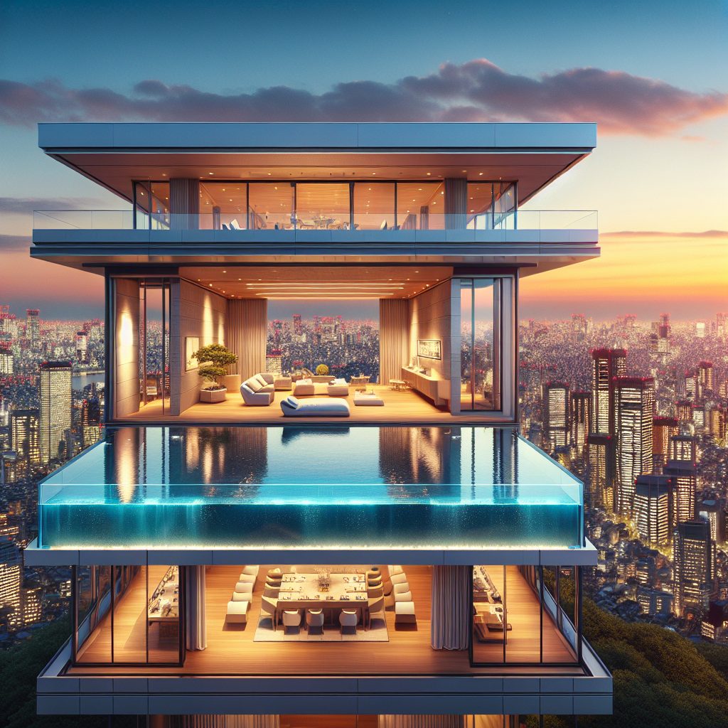 Tokyo Skyline Premium Villas With Infinity Pool City Views