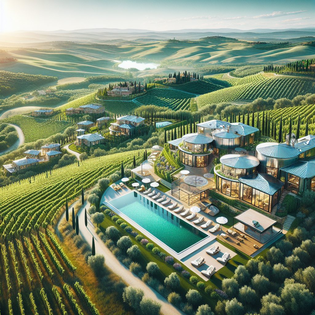 Tuscany Platinum Vineyard Villas With Infinity Pool Countryside