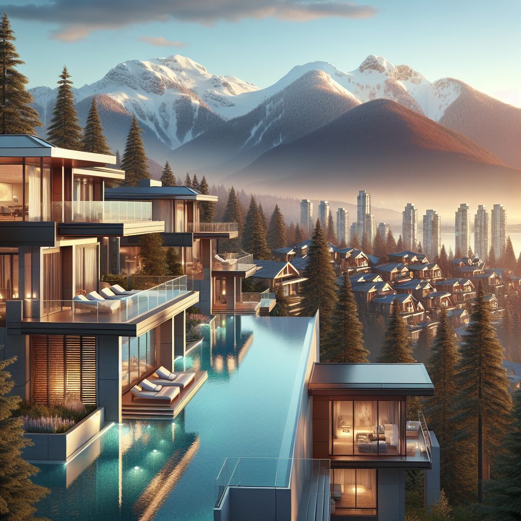 Vancouver Elite Villas With Infinity Pool Mountain