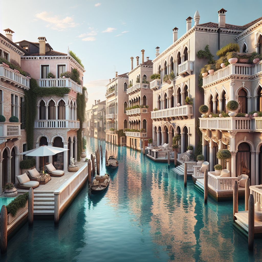 Venice Canal Elite Villas With Infinity Pool Balcony