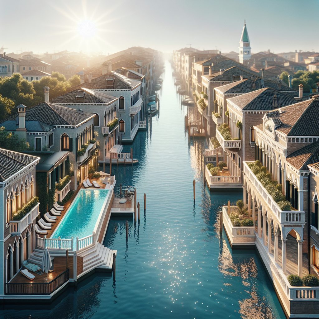 Venice Diamond Canal Villas With Infinity Pool Balcony